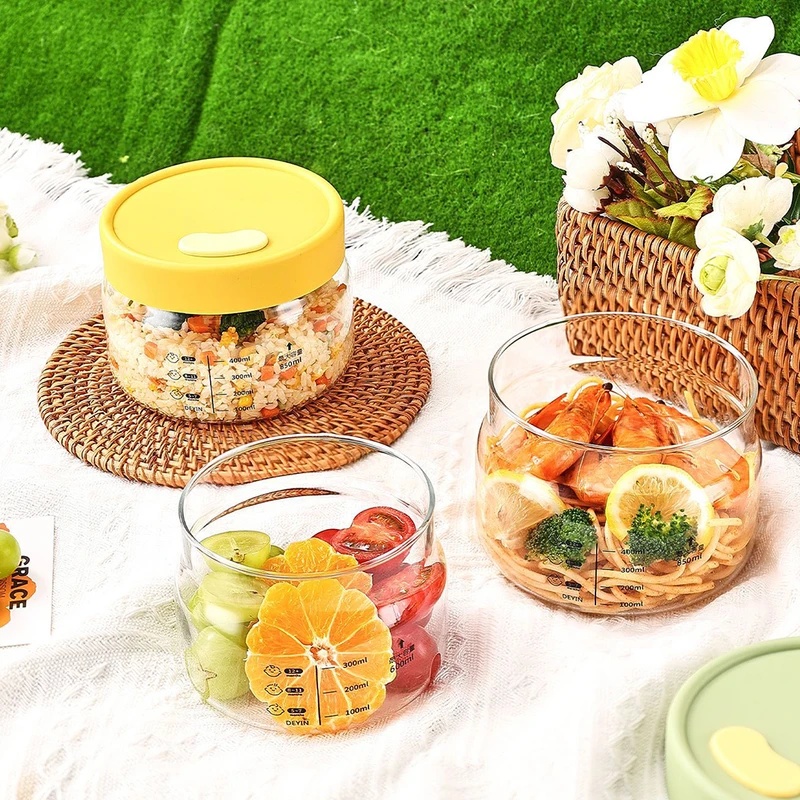 กล่องเก็บอาหารแก้ว 600-850 มล. - Meal Prep Bowl บทวิจารณ์และราคา