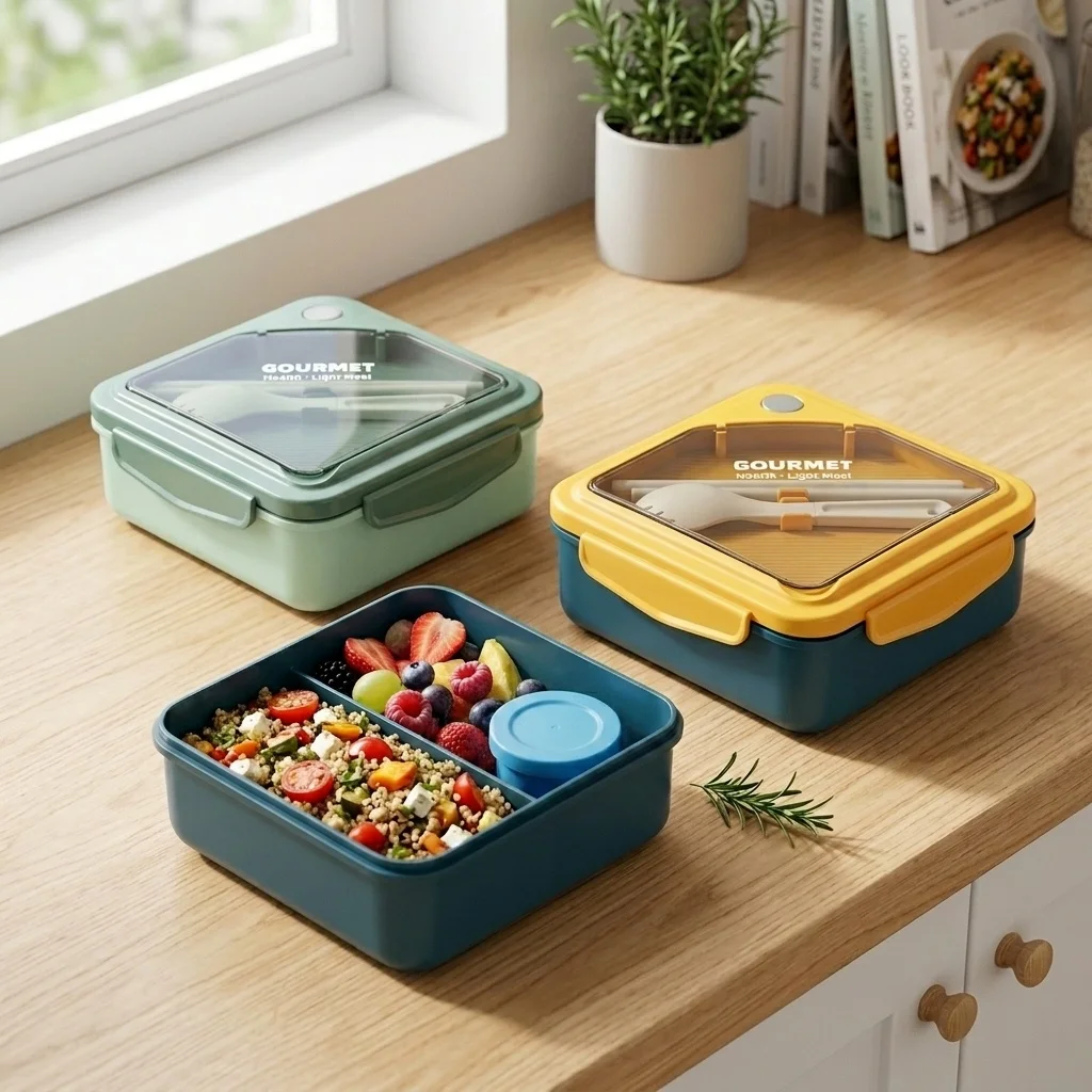 กล่องอาหารกลางวันแบบพลาสติกปิด - Meal Prep Or Prep Meal บทวิจารณ์และราคา