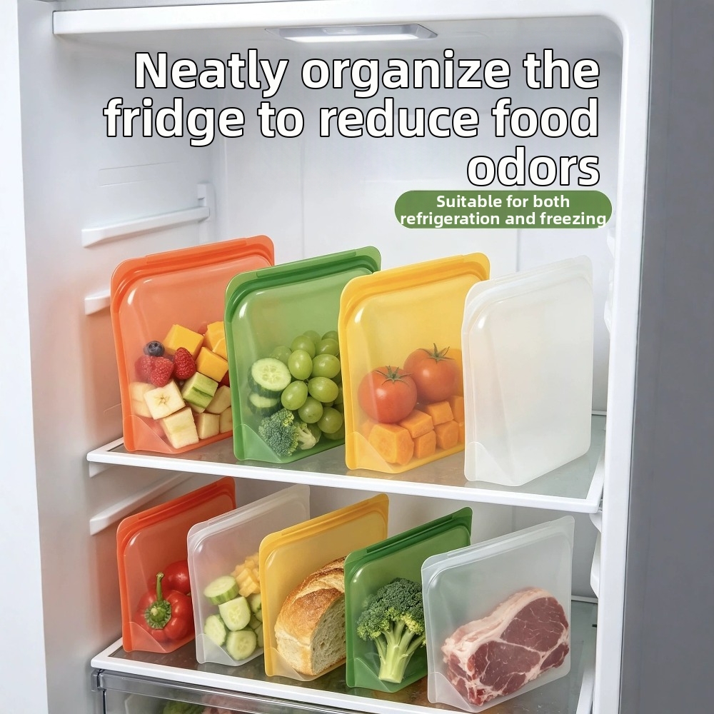 ถุงเก็บอาหารซิลิโคนแบบใหม่ ตั้ - Meal Prep Kitchen บทวิจารณ์และราคา