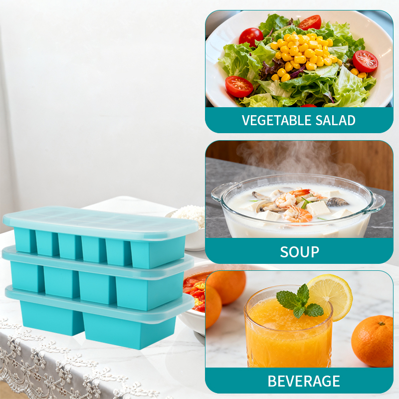 แม่พิมพ์ซิลิโคนสำหรับแช่แข็งแบ - Meal Prep Template บทวิจารณ์และราคา