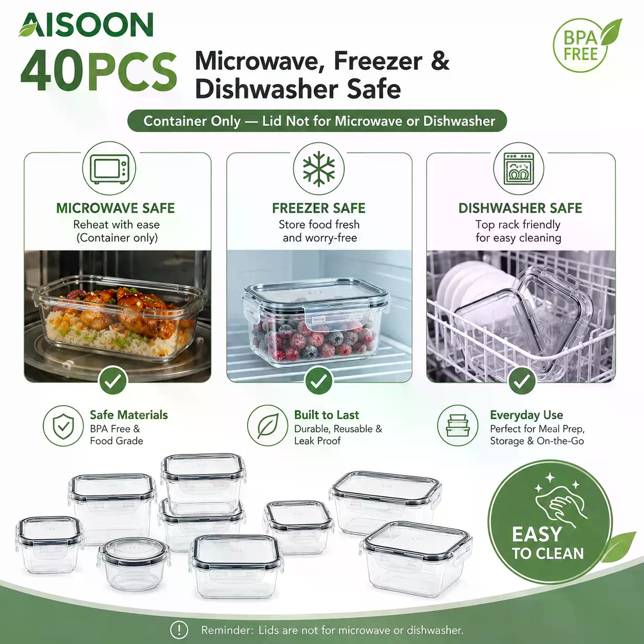 ชุดภาชนะเก็บอาหารซิลิโคนขนาดให - Meal Prep Bowl บทวิจารณ์และราคา