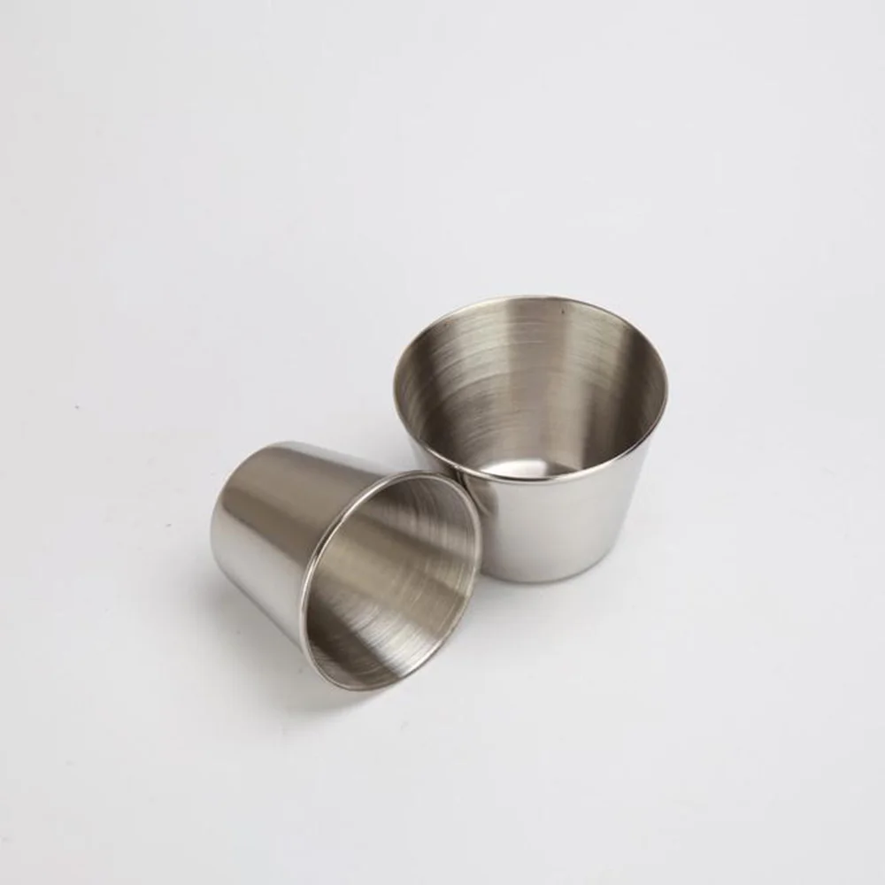 ถ้วยซอสสแตนเลส 45/70 มล. ถ้วยจ - Sauce Dipping Cup บทวิจารณ์และราคา