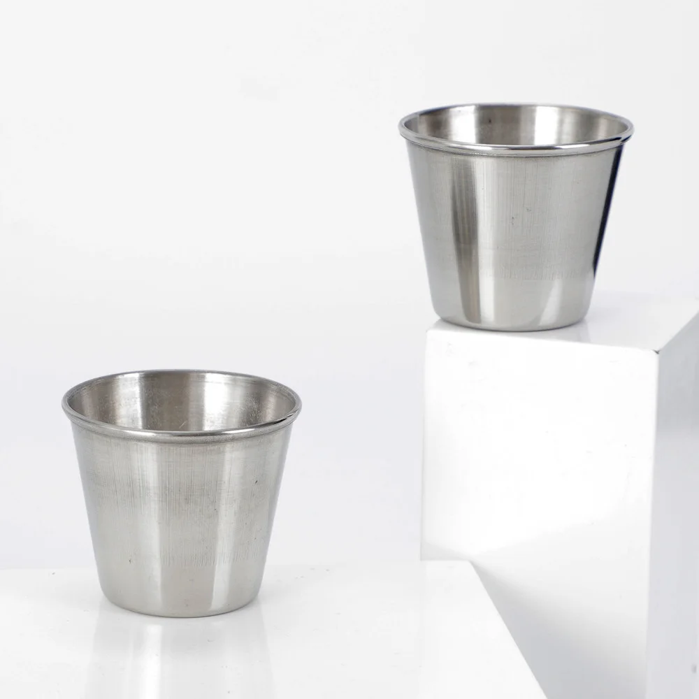 ถ้วยซอสสแตนเลส 45/70 มล. ถ้วยจ - Sauce Dipping Cup บทวิจารณ์และราคา