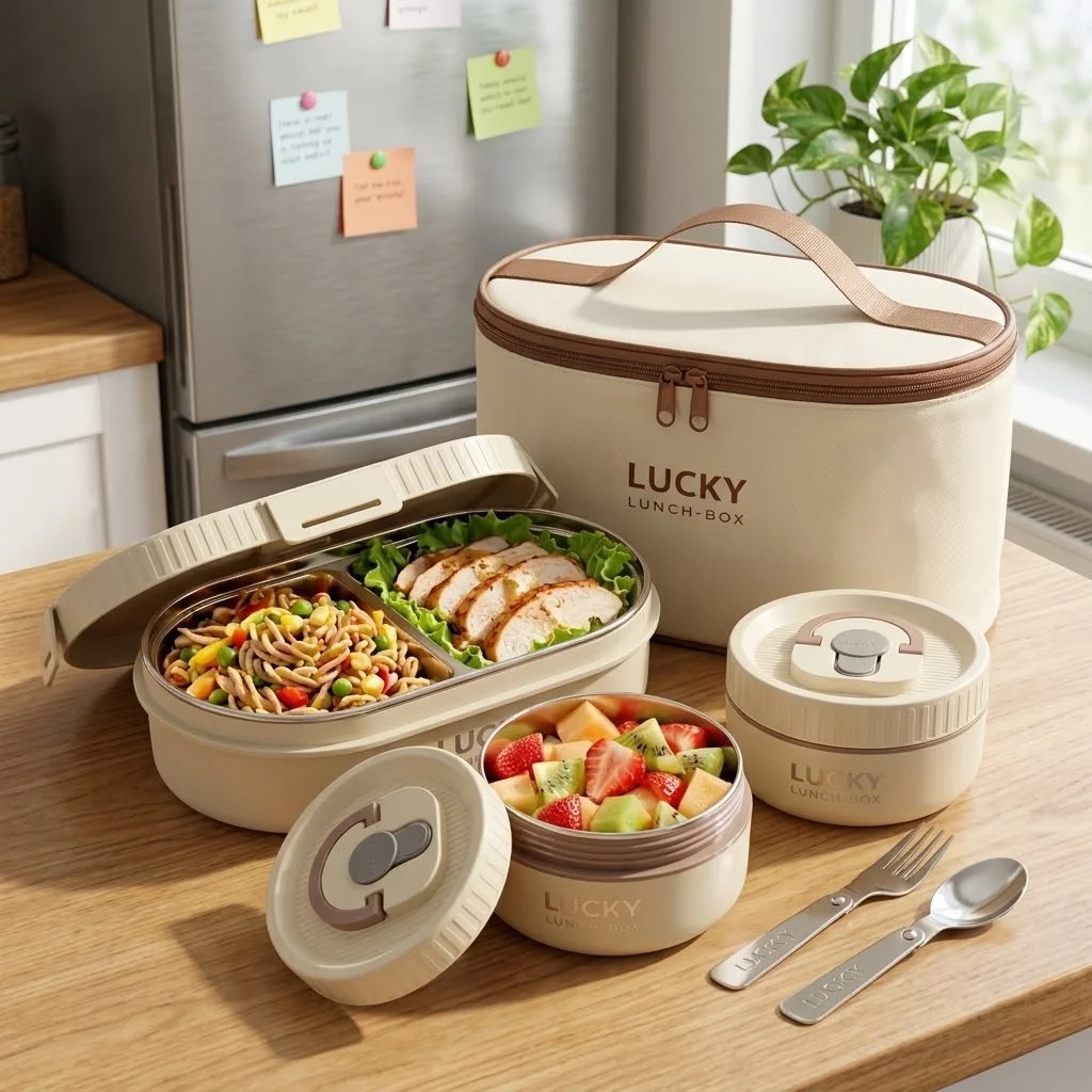 กล่องเบนโตะสแตนเลส 304 พร้อมหู - Meal Prep Or Prep Meal บทวิจารณ์และราคา